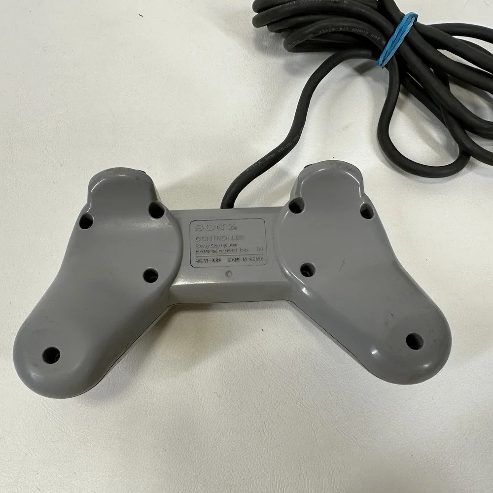 Sony PlayStation PS1 Original Gray Wired Controller SCPH-1080 Tested